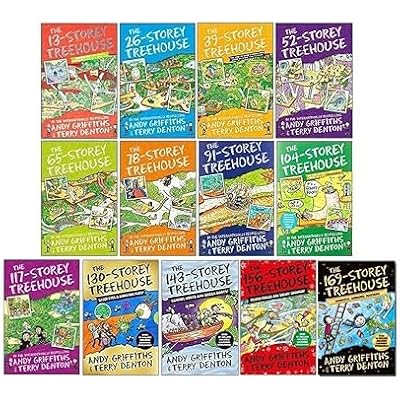 The Treehouse Series Collection (1-13) Books Set by Andy Griffiths & Terry Denton