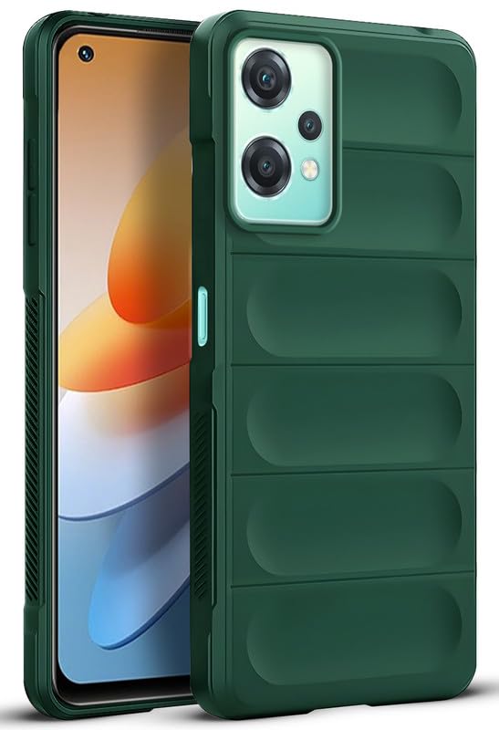 Image of Mr. Case Silicone Back Cover Case for OnePlus Nord CE 2 Lite 5G | Comfort Grip Soft Touch Matte TPU | - Green