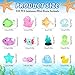 Feivando 120 Pcs Luminous Mini Ocean Resin Animals Glow in The Dark Tiny Sea Animal Figures Marine Miniature Figurines for Crafts Micro Landscape Fairy Garden Aquarium Decoration
