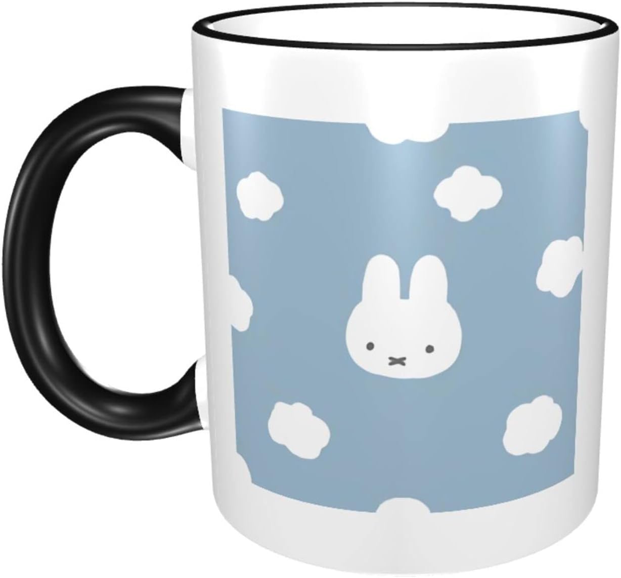 705円 春新作の ミッフィー マグカップ 電子レンジ コーヒーマグ コーヒーカップ 耐熱 保温 耐冷 朝食カップ アニメ グッズ 雑貨 大容量 330ml 軽量 誕生日 プレゼント Black