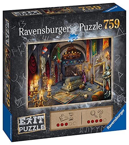 Ravensburger EXIT Puzzle 19955 - Im Vampirschloss - 759 Teile Puzzle für Erwachsene und Kinder ab 12 Jahren – Bild 3