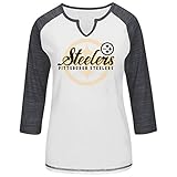 Majestic Pittsburgh Steelers Women's NFL Victory Is Sweet IV 3/4 Sleeve Shirt