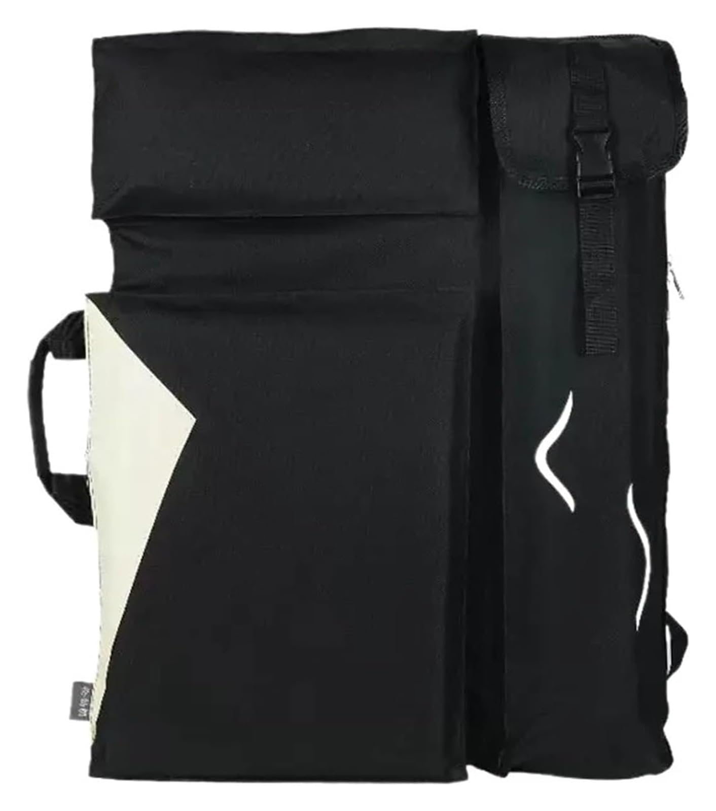 Boîte de portfolio artistique, A2 Art Portfolio Case Sac à dos de dessin d'artiste multicolore(Black)