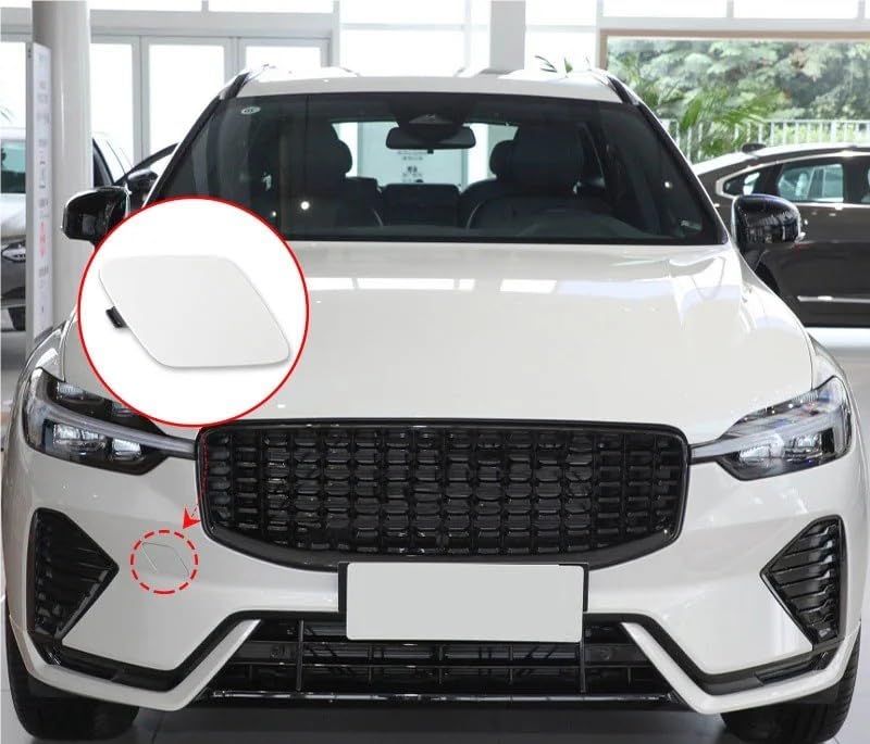Cache-crochet Remorquage Avant Pour Volvo XC60 2022-2023 Sport - Blanc Cristal, ABS, Référence 32234960 - 7