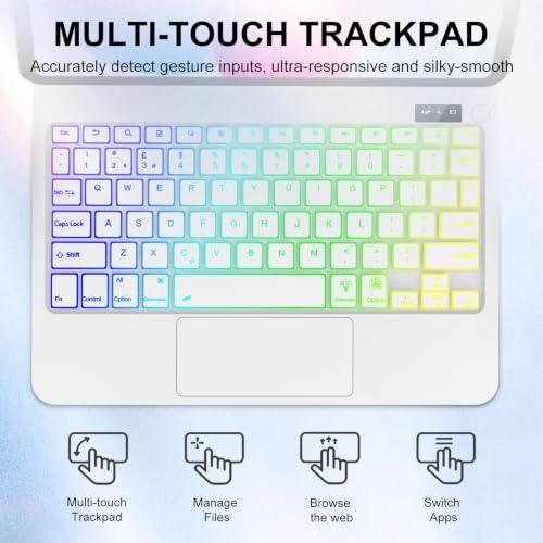 Image of Magic Keyboard Case for iPad 10th or 11th (A16, 2025) Generation,White