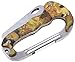 Outdoor Multi-Purpose Carabiner with Pocket Knife, Camo