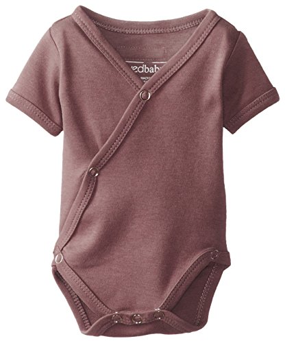 Image of L'ovedbaby Unisex-Baby Newborn Organic Short-Sleeve Kimono Bodysuit