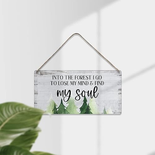 Vista 33 de MIGUMUTU Letrero de madera con texto en inglés "Behind You All Your Memories Before You All Your Dreams