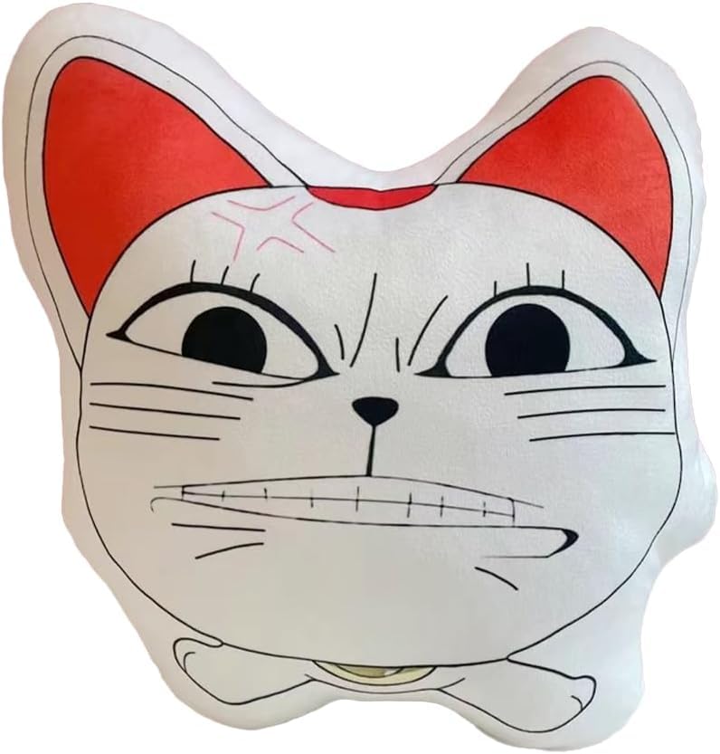 Dan Da Dan Turbo Granny Pillow 40CM – Animal Cat Doll, Anime PP Cotton Cushion, Soft Pillow for Home, Bed, Sofa Decoration, Ideal Gift for Fans (Type B)