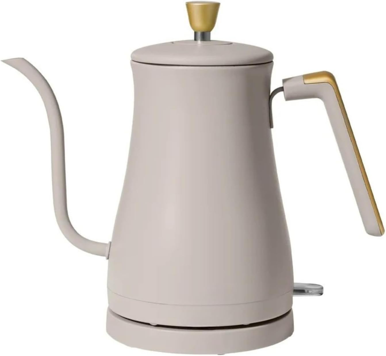 1L Electric Gooseneck Kettle 1200W Fast Boiling, Pour Over Coffee & Tea Kettle, Stainless Steel, Precision Spout, Auto Shut-Off, Cordless Hot Water Boiler