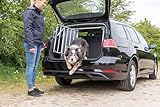 TRIXIE aluminium dog transport crate in graphite – size M–L: 24 × 26 × 34 in, sturdy and low-noise dog crate with slanted sides, safety lock and non-slip lying mat – 39338 - Image 6