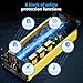 XWJNE 4000W Pure Sine Wave Power Inverter 48V DC to 120V AC Converter with LED Display and Remote Controller for Home, RV, Truck, Off-Grid Solar Power