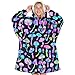 Warmstorey Neon Mushroom Blanket Hoodies - Mushroom Lover Gift Oodie - Mothers Day Gift Ideas For Wife Mom -Thoughtful Gift from Daughter Son, Soft and Warm Blanket for Mommy