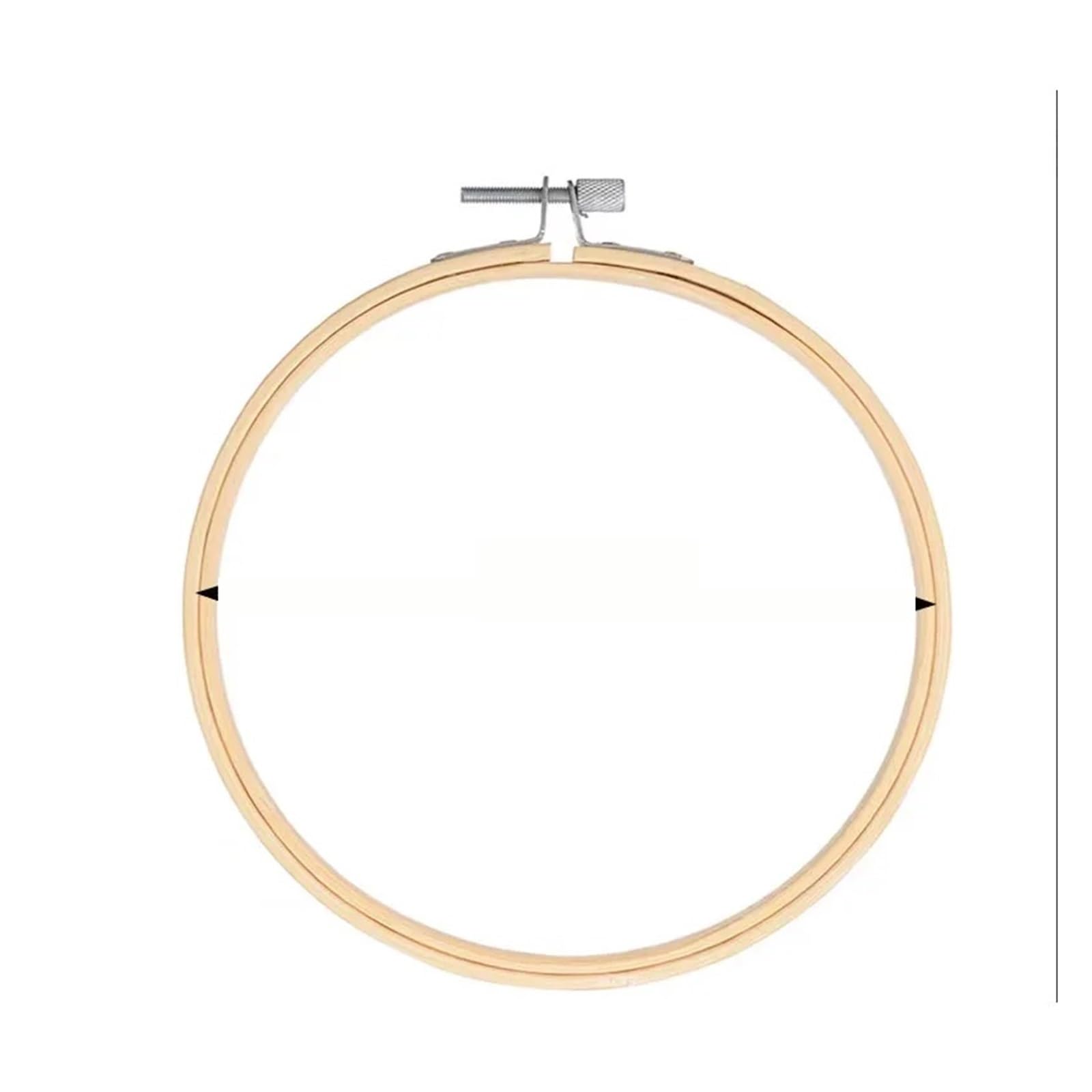 ENSDIEPLS Cross Stitch Hoop Ring, Mini Embroidery Hoop 8-36cm Bamboo Round Frame for Cross Stitch DIY Needlecraft(24cm)