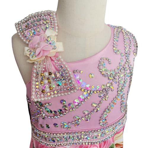 Handmade Rhinestones Beaded Dresses Pageant Prom Dresses Birthday Party Tutu Ball Gowns3