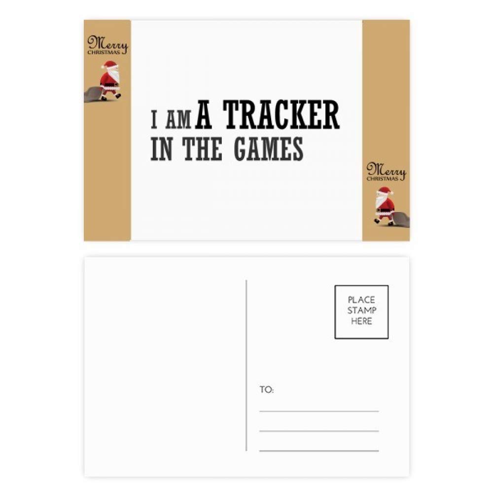 Cartes postales I Am A Tracker Santa Claus correspondance jeu