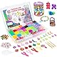 URMYWO 2600+ Loom Bänder Set, 32 Farben Loom Bänder Zubehör, Bunte Gummibänder Loops, Gummis Set für Armbänder, Kinder Anfänger Basteln DIY, Geschenk für Mädchen
