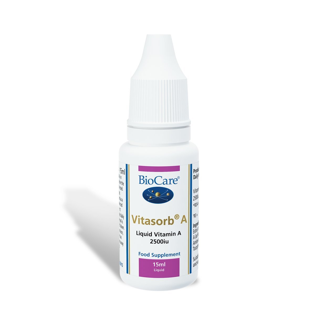 BioCare Nutrisorb Vitamin A | Helps Support Immunity, Healthy Skin and Vision - 15ml, 268 Days’ Supply