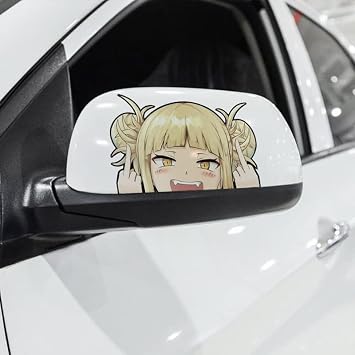 Anime Peeker Car Sticker - Himiko Toga Hero Design - Pack of 2 9 x 6 cm