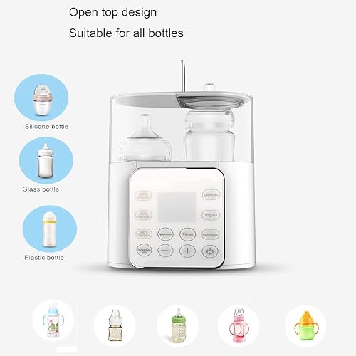 Miniatura 4 de Sohapy Calentador de biberones, calentador rápido de alimentos para bebés, calentador de alimentos sin BPA, control preciso de temperatura para