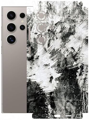 Image of AtOdds - Full Body Back Screen Guard Protector Film - Lamination Wrap Skin Sticker Compatible with Samsung Galaxy S24 Ultra | Scratchproof Matte Finish (Messed)