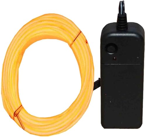 Miniatura 7 de JYtrend Kit de luz de alambre de neón de 15 pies para decoración, fiesta, Halloween, hombre ardiente (azul)