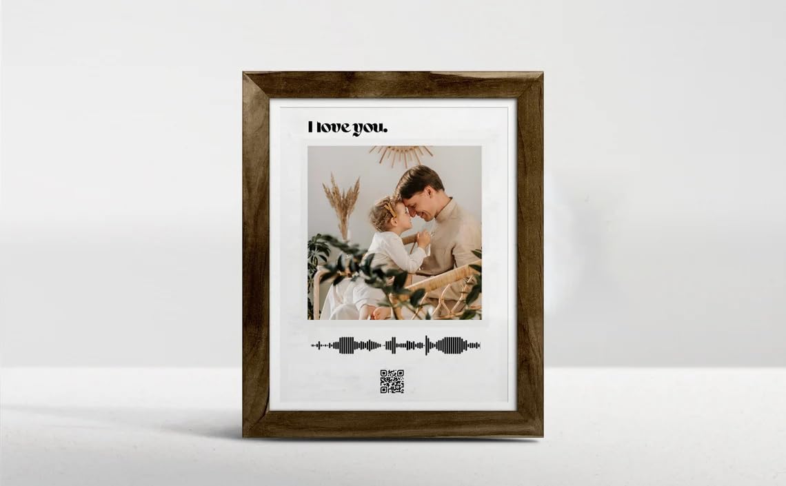 Amazon.com: TPFOON Custom Voice recording Gift with QR Code