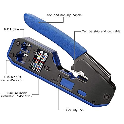Outil de sertissage RJ45 pour brancher votre box internet et décodeur TV - 4