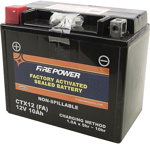 Fire Power - CTX12 FA - Factory Activated Maintenance Free Sealed Battery