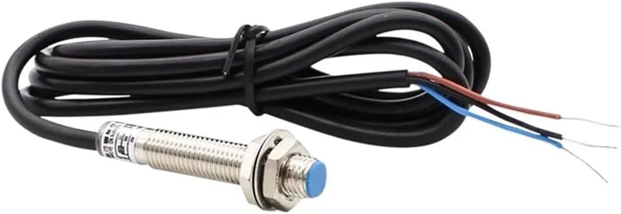 Inductive Proximity Switch Sensor Switch M8 1mm 2mm NPN PNP 6-36V Open Close NO NC BX/by/AX/AY/EX/DX/EZ/DZ Metal Switch(Distance 2mm,NPN_NC)
