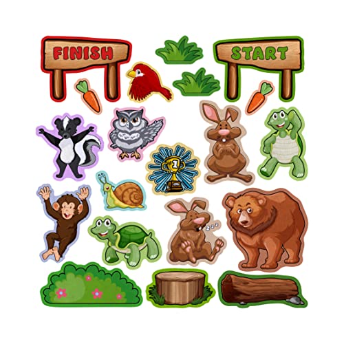 The Tortoise And The Hare Fable Felt Play Art Set