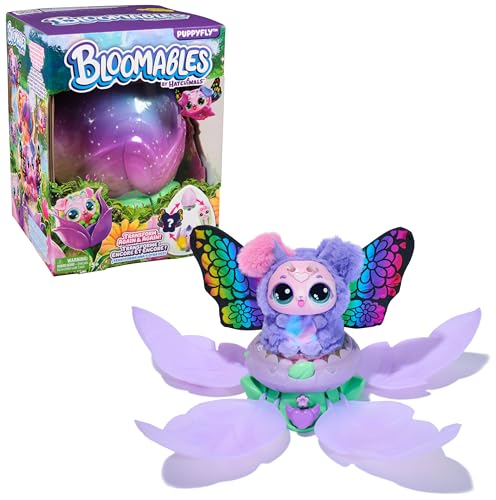 HATCHIMALS Bloomables Puppyfly Surprise Interactive Toy & Flower Ages 4+