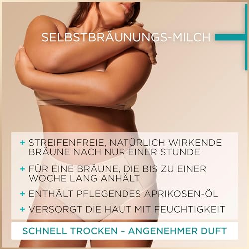 Bräunende Bodylotion Garnier Selbstbräunungsmilch für natürliche Bräune