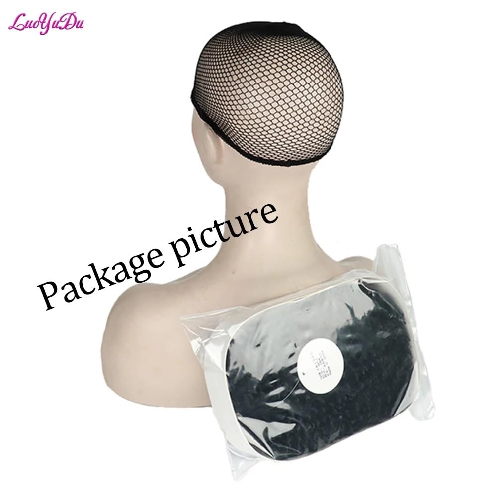 8 Zoll kurze, afro-lockige Pferdeschwanzverlängerung mit Kordelzug for schwarze Frauen, synthetischer Dutt mit Clips Für den täglichen Gebrauch(Black)