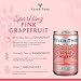 Fever-Tree Sparkling Pink Grapefruit - Premium Quality Mixer - Refreshing Beverage for Cocktails & Mocktails. Naturally Sourced Ingredients, No Artificial Sweeteners or Colors - 5.07 Fl Oz Cans - Pack of 8