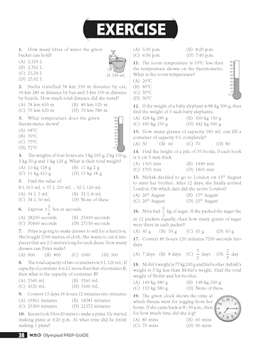 Image of MTG Mathematics (IMO) Olympiad Prep Guide Class 5 | Detailed Theory, Exercise with Self Test For Practice | SOF Olympiad Books For Exam 2026-27 (Useful For Level-1 & 2)