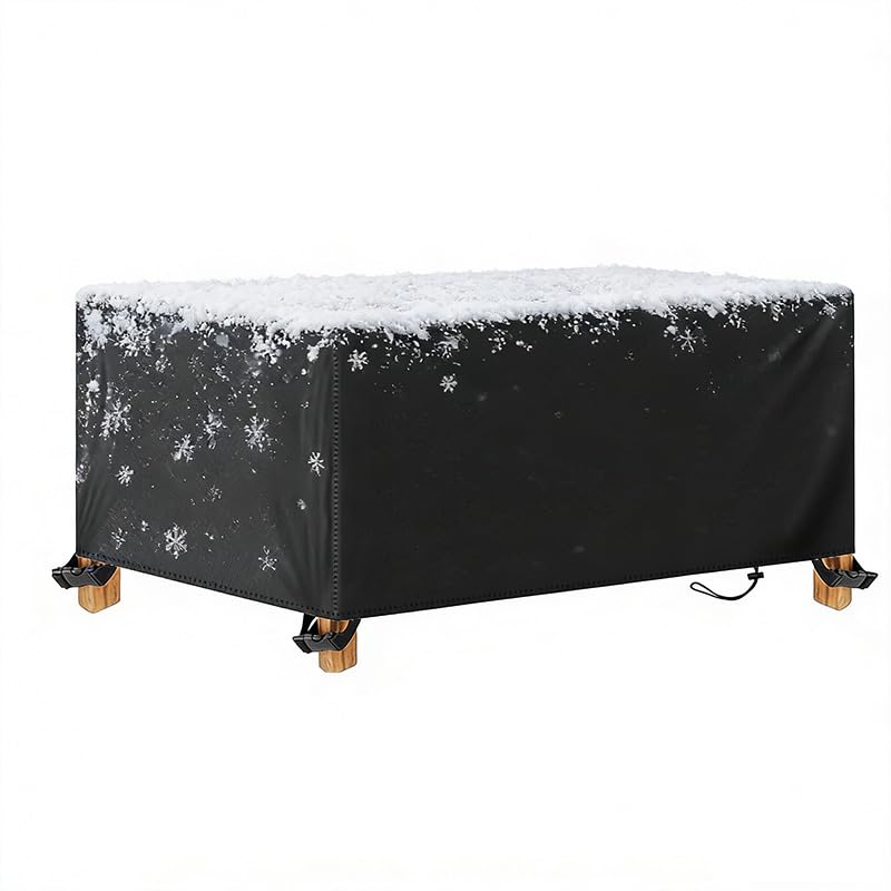 120x120x80cm/L x W x H Garden Furniture Cover Waterproof Square,Cover for Garden Furniture Waterproof,Weather Resistant Anti UV/Tear 420D Oxford Fabric Rectangular