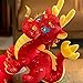 Imagen de Generisch 2026 Peluche Muñeco Dragón Rojo Dorado