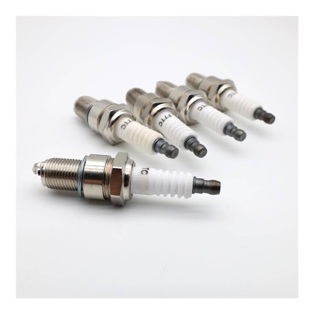 Bujía de Encendido for Motor de Gasolina F7TC, 10 Unidades, Apta for cortacésped de jardín, Motosierra, Accesorios. Parte