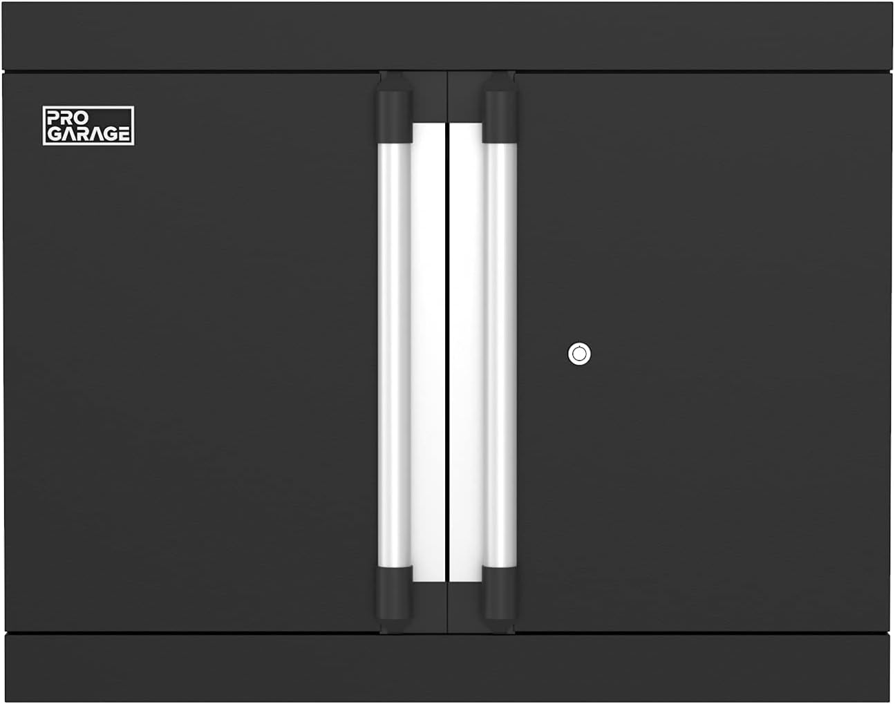 ClosetMaid ProGarage Wall Cabinet with Two Doors, Lock and Shelf, for Garage Storage, Heavy Duty Steel, Black