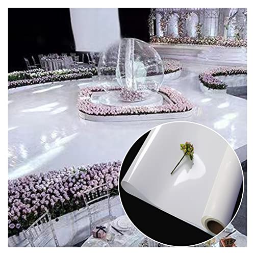 Tapis de mariage blanc réfléchissant de 1x15m pour dcoration de fête