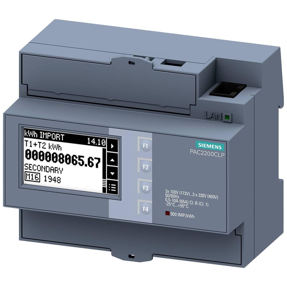Siemens 7KM2200-2EA40-1JA1 Elektrischer Timer, Power current, kWh, 540 g