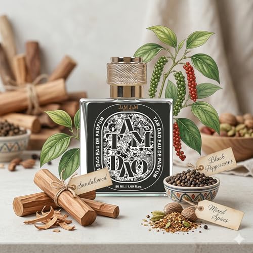 Image of Tam Dao Eau de Parfum for Men and Women | Long Lasting Luxury Woody EDP with Mysore Sandalwood & Cedarwood | Luxury Scent,Premium Fragrance, Unisex ED - 50ml