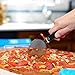 K Basix Cheese Grater & Shredder - Stainless Steel - Razor Sharp Blades - Medium Shred - Ideal Hand Grater for Hard Fruit, Root Vegetables, Nuts, Parmesan Cheese & More! (Pizza Cutter)