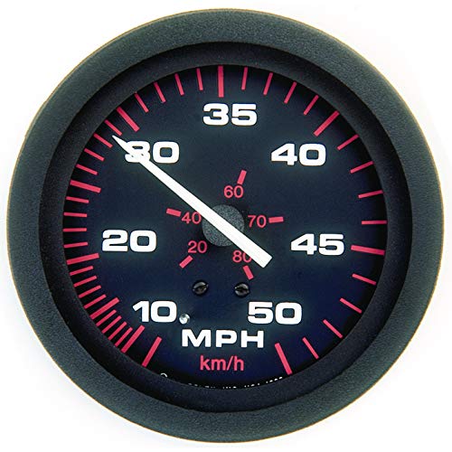 Sierra International 57898P Amega Domed Pitot Type Scratch Resistant Speedometer Kit, 3