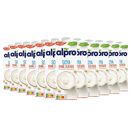Alpro Soya Drink Ungesüßt, 12er Pack (12 x 1 l Packung)