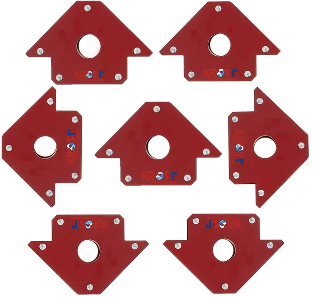 KROST 4" Welding Magnetic Holder 50lbs Strength Strong Welding Magnetic Holder and Clamps Magnetic Welding Arrow Holder Metal Working Mig Tools and Equipment 45,90,135 Degree Angle (7pcs) (B09SKMYGX4) Amazon Price History, Amazon Price Tracker