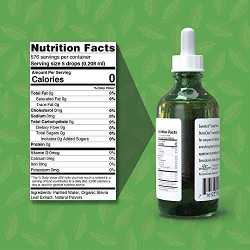Sweetleaf Steviaclear Sweet Drops - Stevia Liquid Drops Sweetener, Pure Stevia Drops With No Bitter Aftertaste, Liquid Sugar Alternative, Zero Calorie, Keto Food, Non-Gmo Sweetleaf Stevia, 4 Fl Oz (Pack Of 3) #TOP1