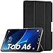 Price comparison product image EasyAcc Samsung Galaxy Tab A 10.1 Case, EasyAcc Ultra Slim Lightweight with Stand / Auto Sleep Wake-up Function Cover Smart Case for Samsung Galaxy Tab A 10.1 SM-T580N/ SM-T585N (Top Premium PU Leather, Folded Cover Design, Black)