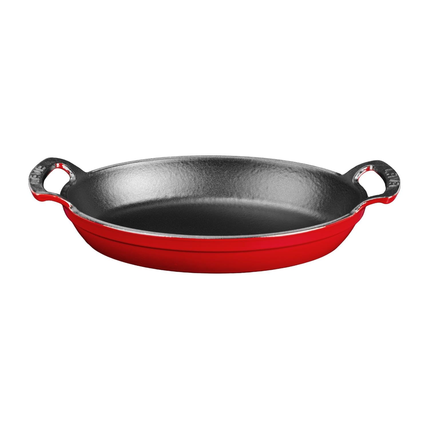 Lava Metal Oval Kuplu Döküm Tava 27x20, Kırmızı